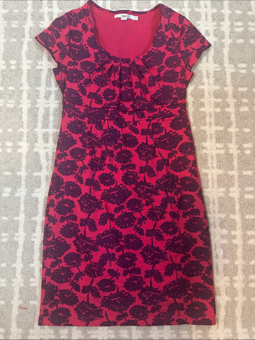 Boden Uptoen Floral Knit Dress